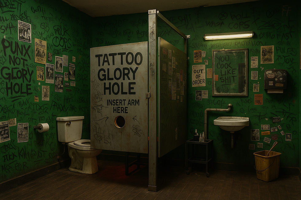 Tattoo Glory Hole 🤠featuring tattoos by Mike Giant