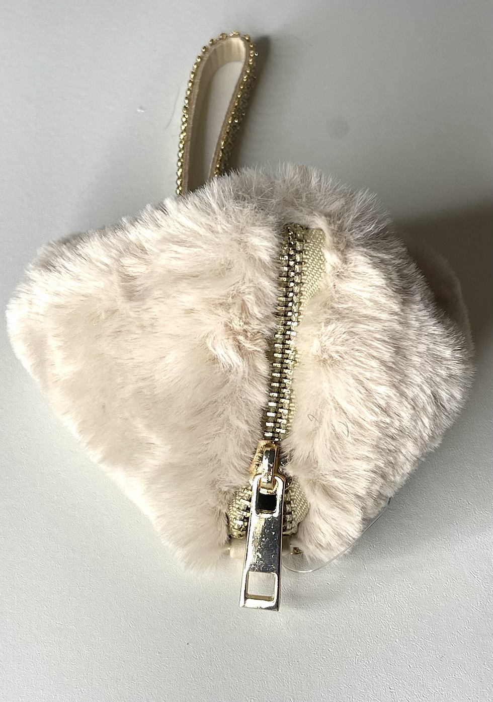 Thumbnail: Super Soft Triangle Keychain w/ Zipper