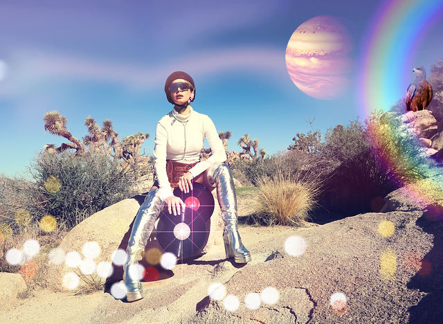 Desert X6 | Desert. Fashion photography. art. model. joshua tree