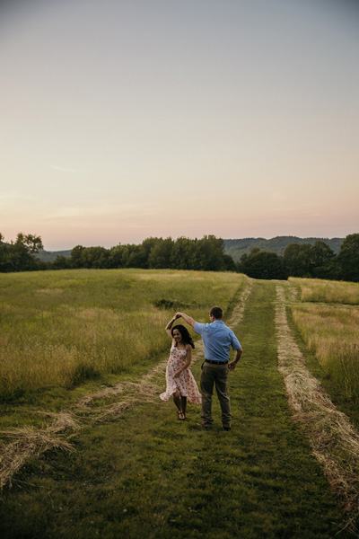 A couple dancing