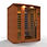 Thumbnail: Golden Infrared Indoor Sauna (3-Person)