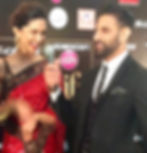Red carpet interview