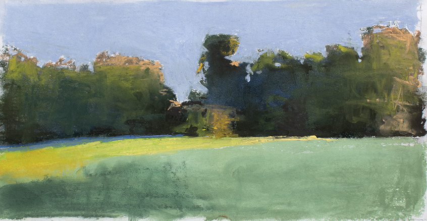 Modern pastel landscape, Davidson, North Carolina, Princeton, New Jersey