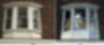 Bay window with cement board