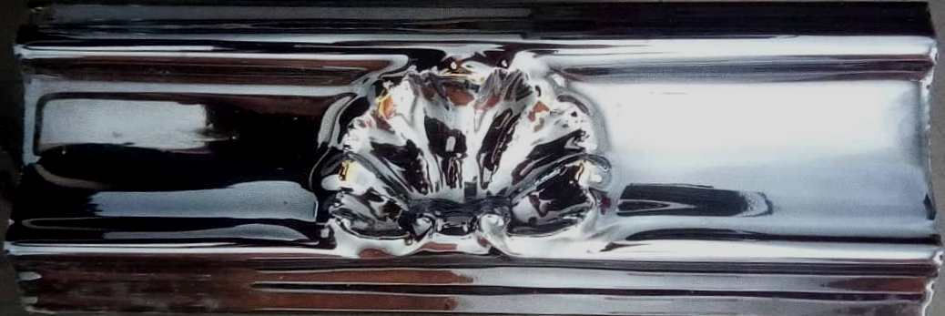 CONCHIGLIA - NERO PERLATO - 7x20 cm