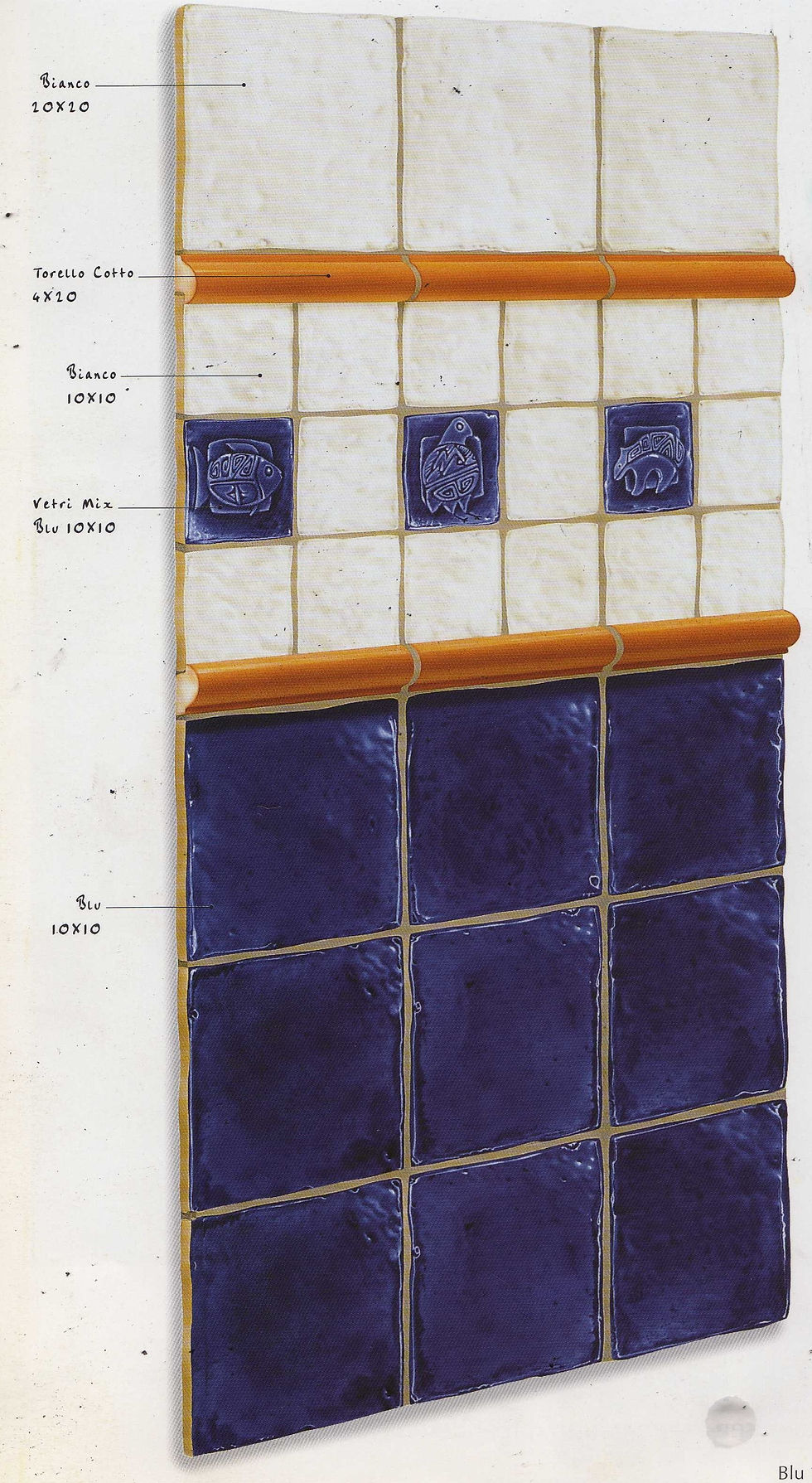Μικρογραφία: BLU - HANDMADE STYLE - COLORI - FLOOR GRES - 10x10 cm / 20x20 cm