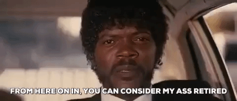 Samuel L. Jackson in the movie Pulp Fiction