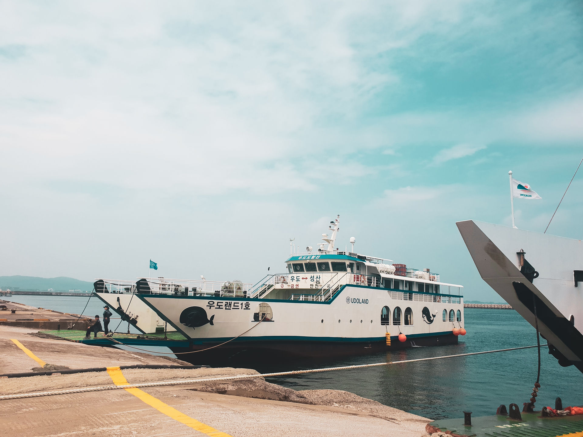 Docked boat