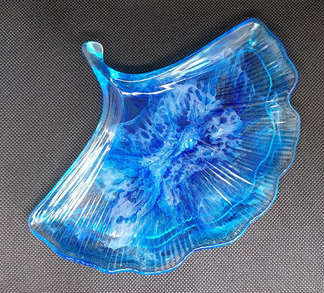 feuille ginkgo bleu