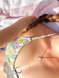 Summer vibes with heart necklace