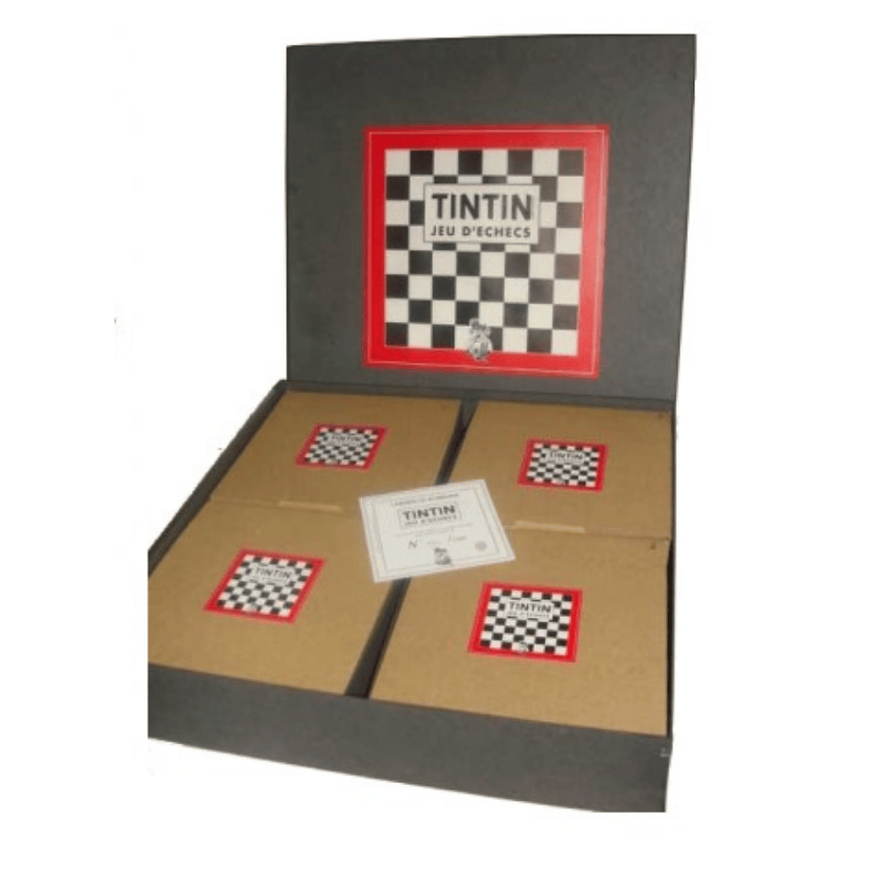 Jeu d'échec Tintin en métal