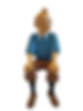 Tintin Assis - 1991 - figurine tintin numérotée