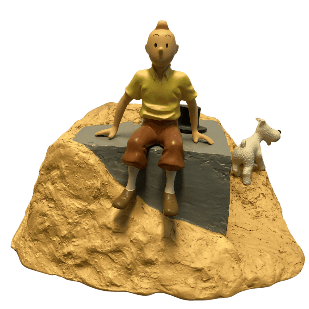 La porte du tombeau - 2001 - figurine tintin