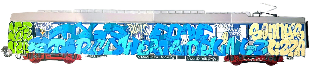 Whole Train Z6400 Custom au Posca (pour Starcow Paris)