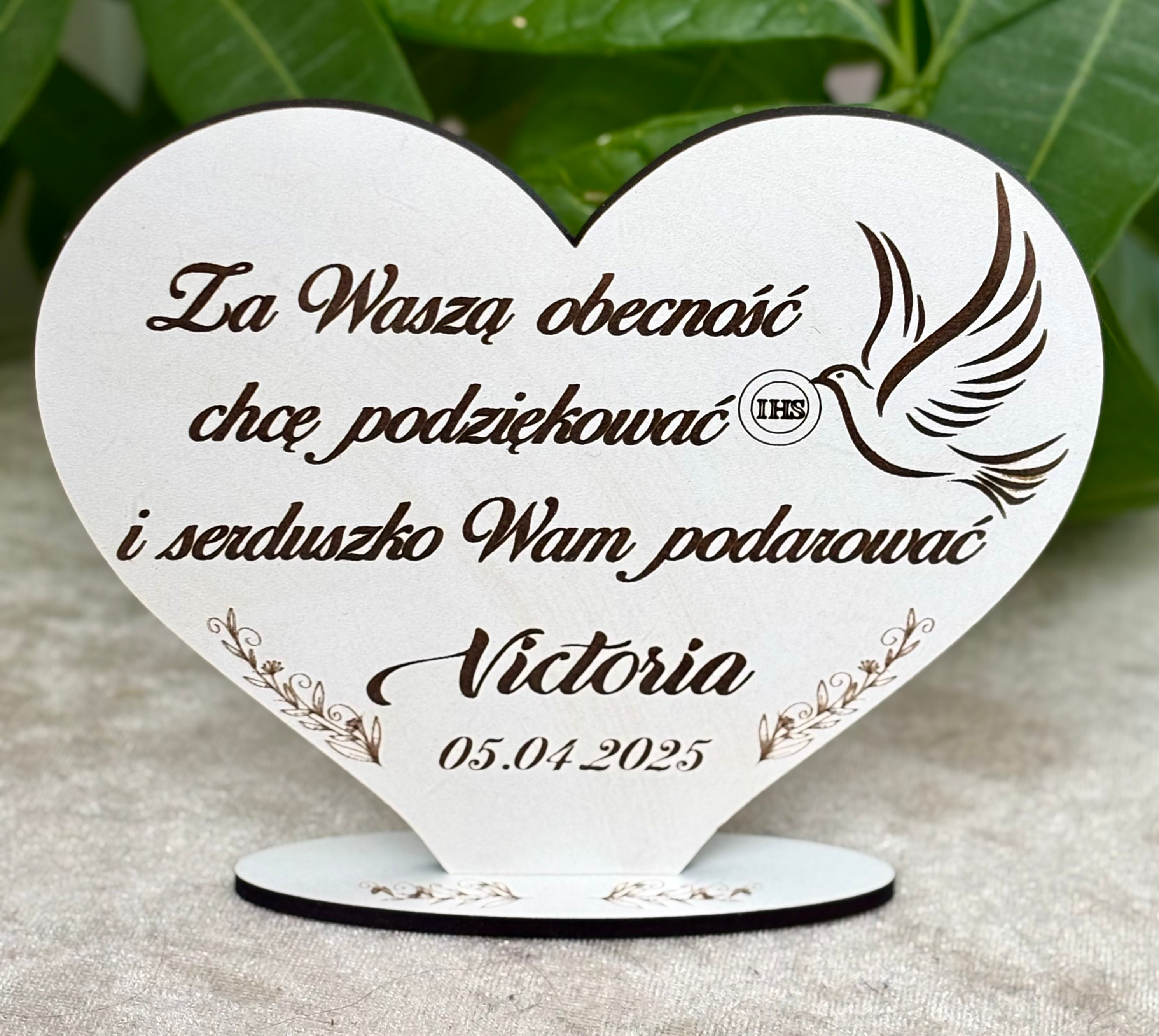 Podziękowanie Dla Gości -Pierwsza Komunia Święta