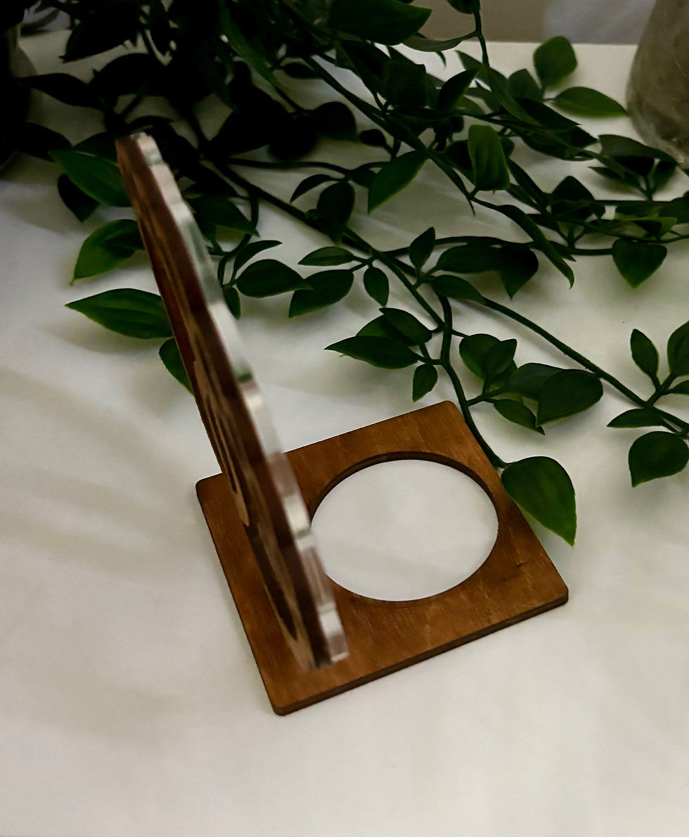 Thumbnail: Personalised Engraved Tea Light Holder - Baby Feet 