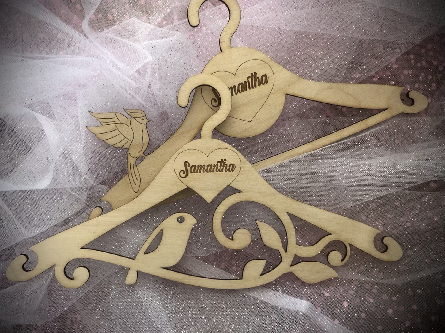 Personalised Wooden Hanger Baby Girl /Boy- Any Name