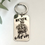 Thumbnail: Inspirational Keyring Never Give Up Motivational Charm