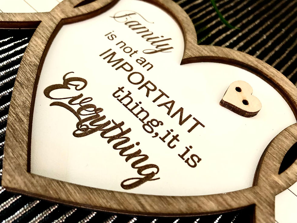 Thumbnail: Personalised Family Plaque ❤️❤️❤️