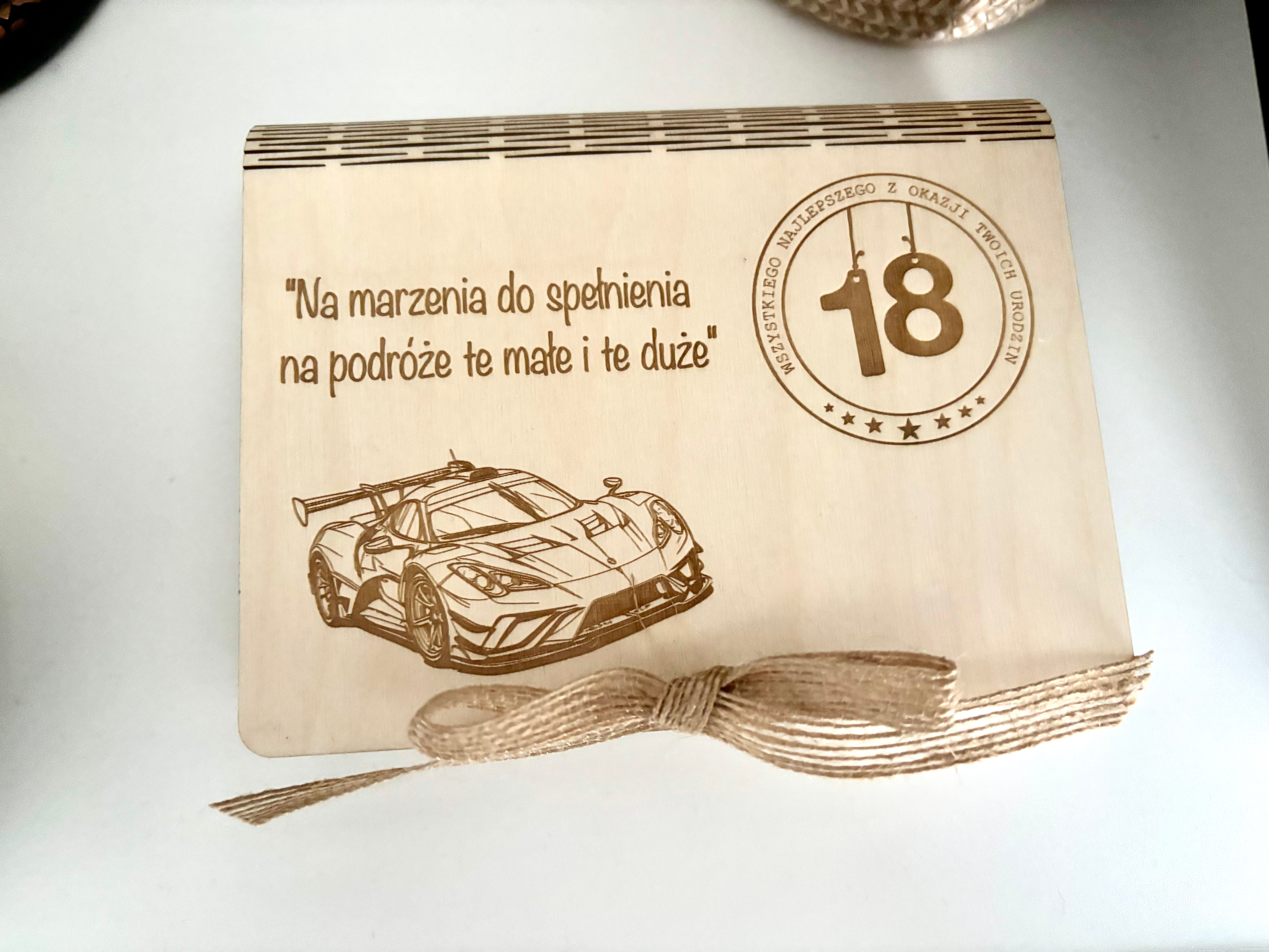 Spersonalizowane Pudełko Na Pieniądze -Prezent Urodzinowy