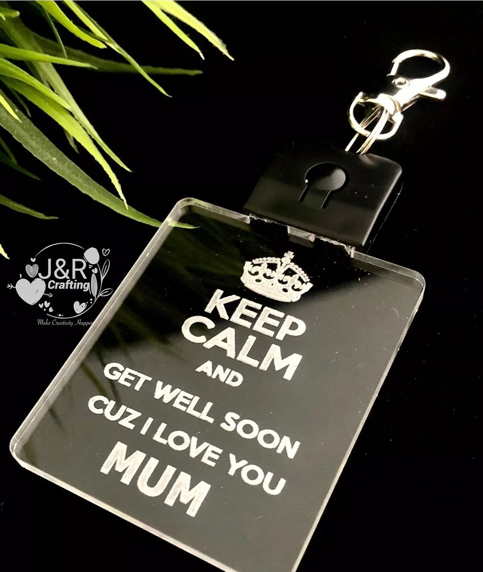 Thumbnail: Personalised Engraved Keyring with Led Light