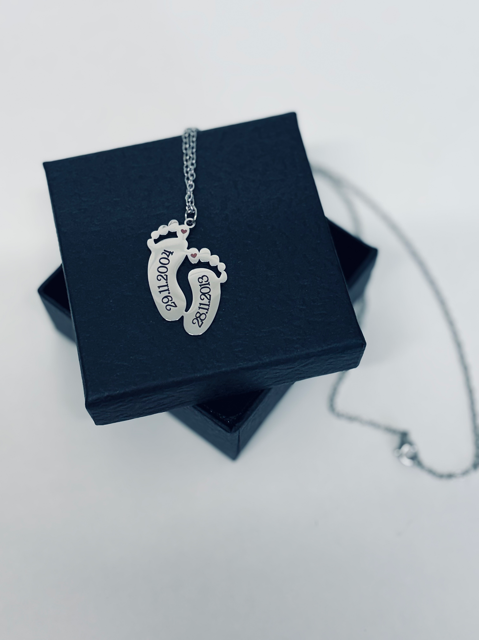 Thumbnail: Personalised Necklace-Baby’s Feet 
