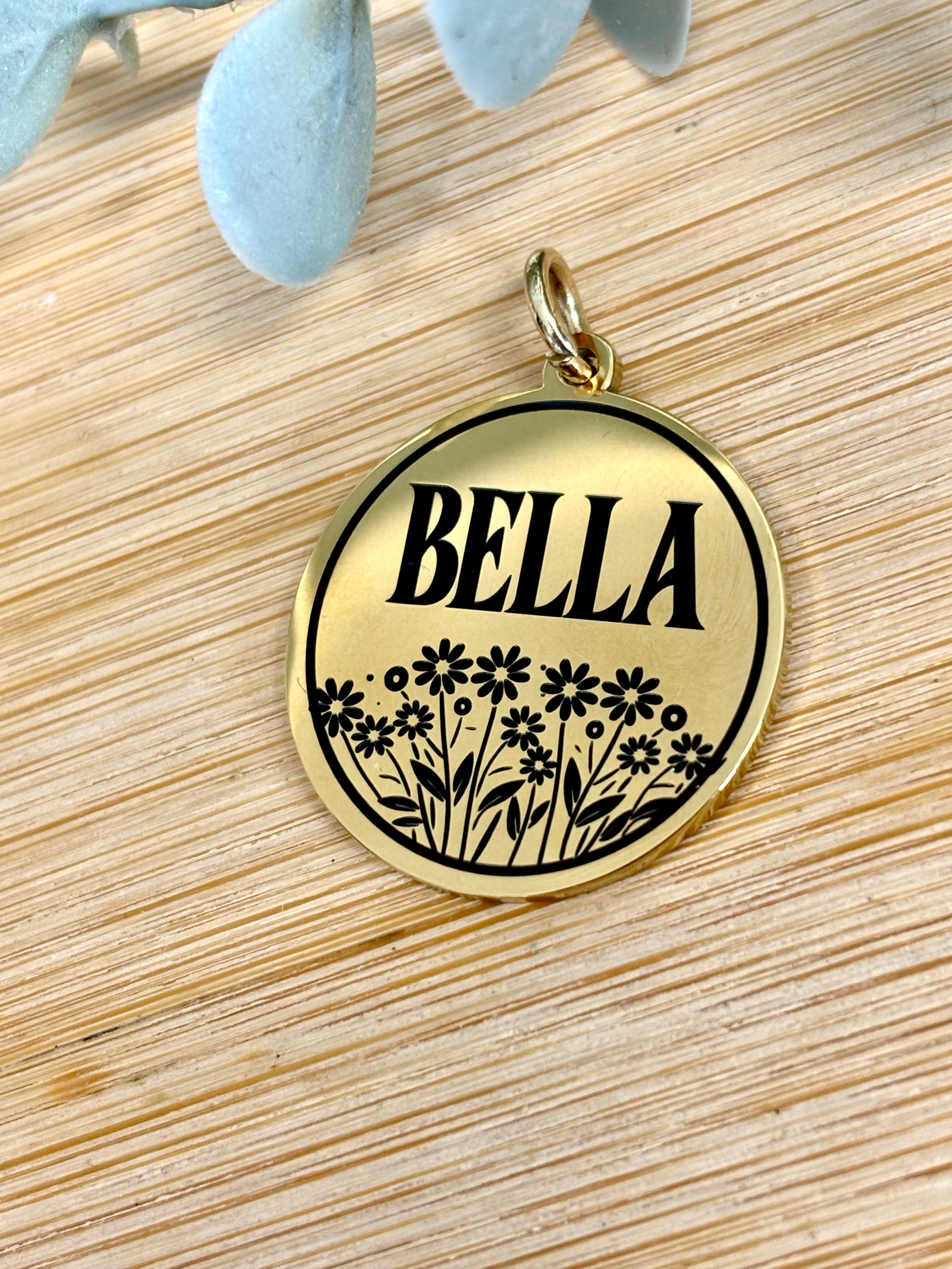 Personalised Pet Tag-Gold 