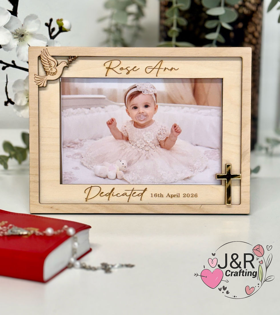 Thumbnail: Dedication-Personalised Wooden Frame