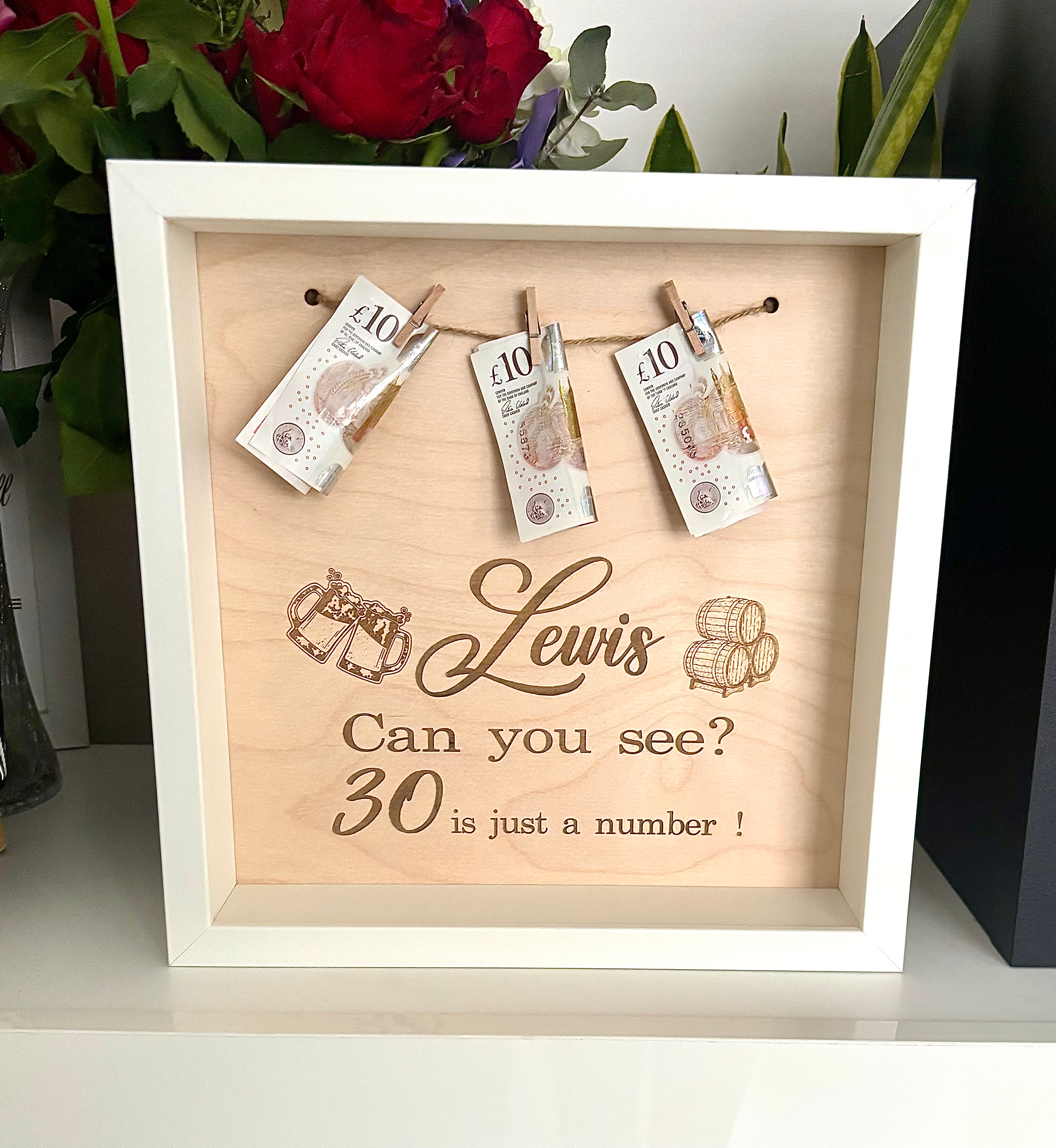 3D Box Frame -Birthday Gift