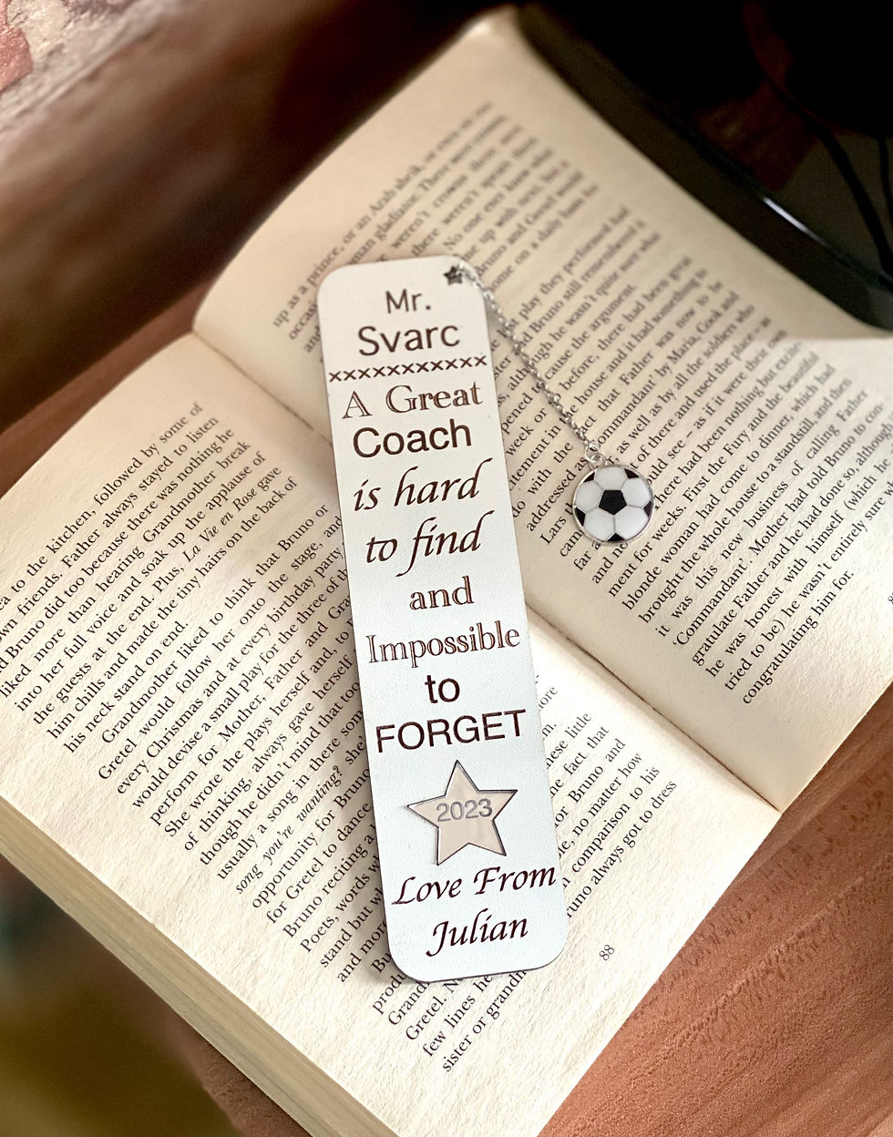 Thumbnail: Personalised Bookmark