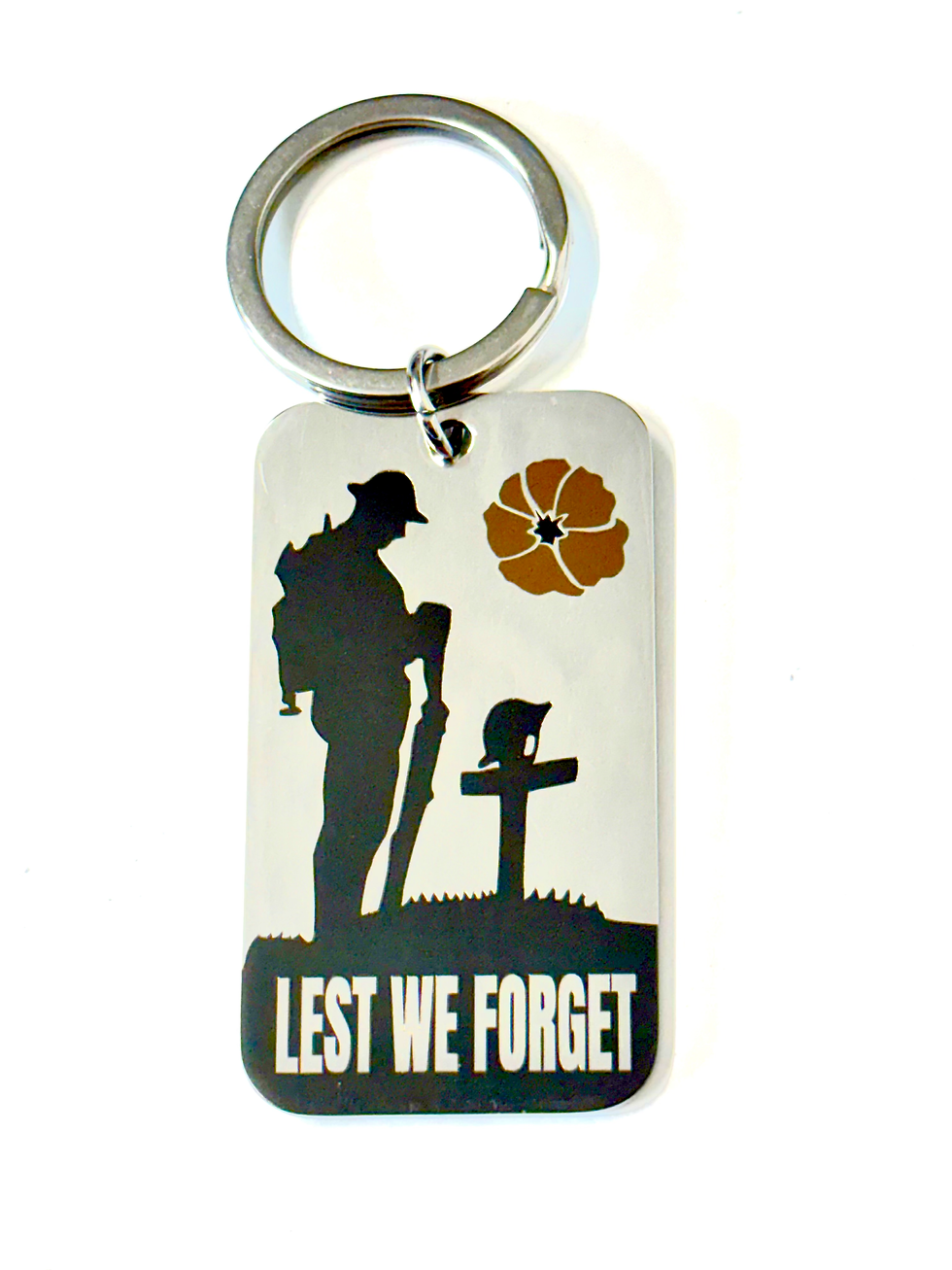 Thumbnail: Remembrance Day -Lest We Forget -Keyring