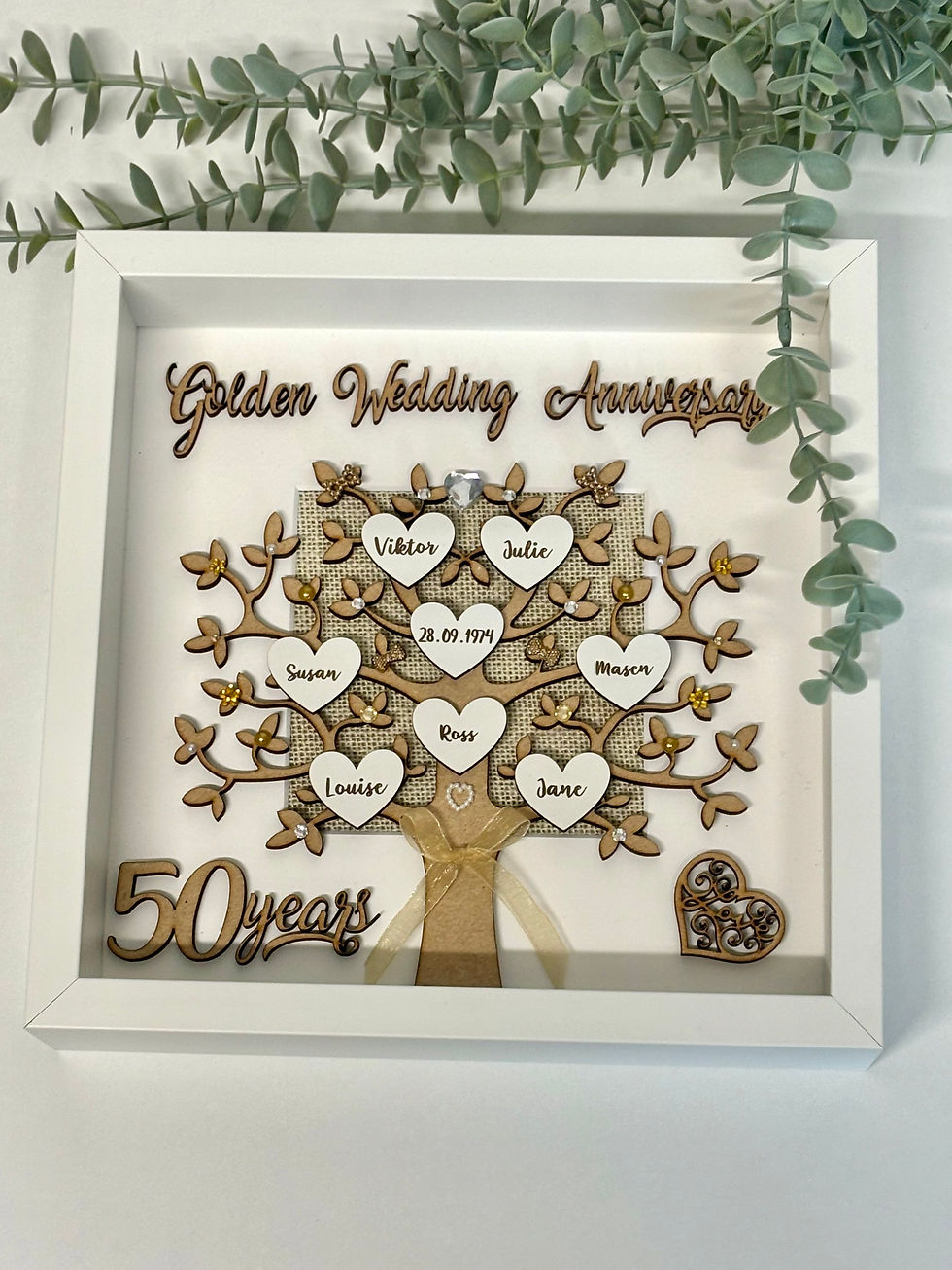 Thumbnail: Personalised Deep Box-Wedding Anniversary 