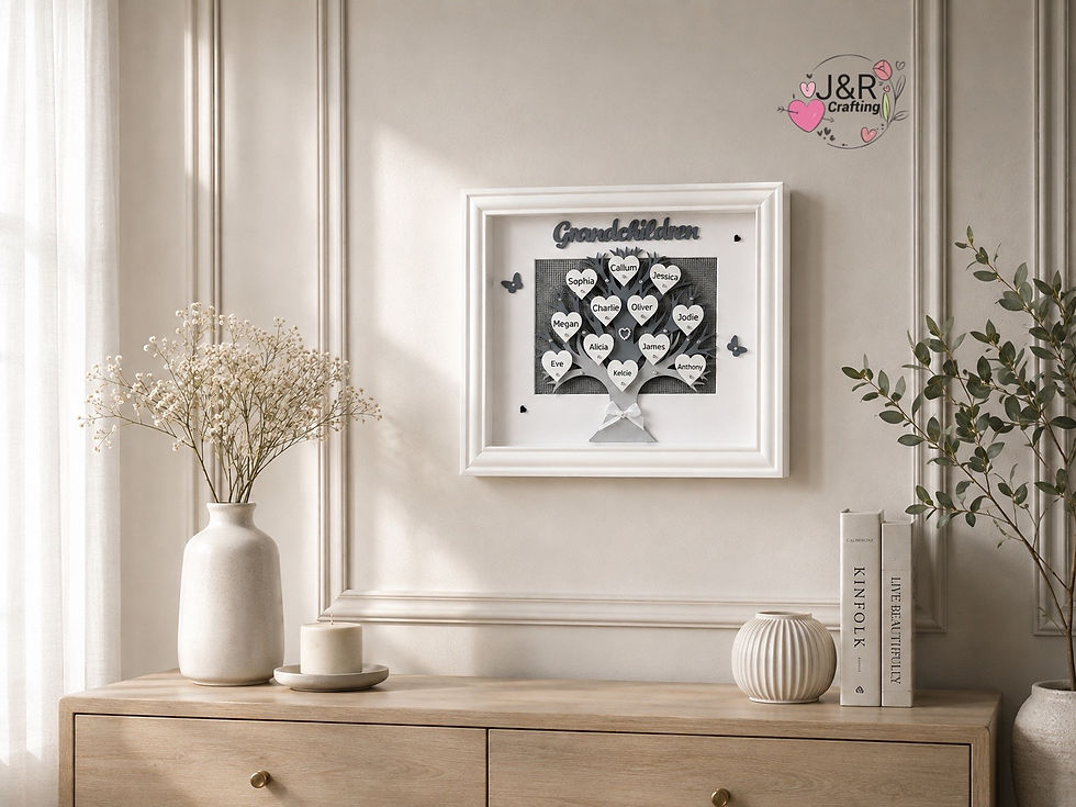 Thumbnail: Personalised Grandchildren Family Tree Frame – Grandma & Nanny Gift