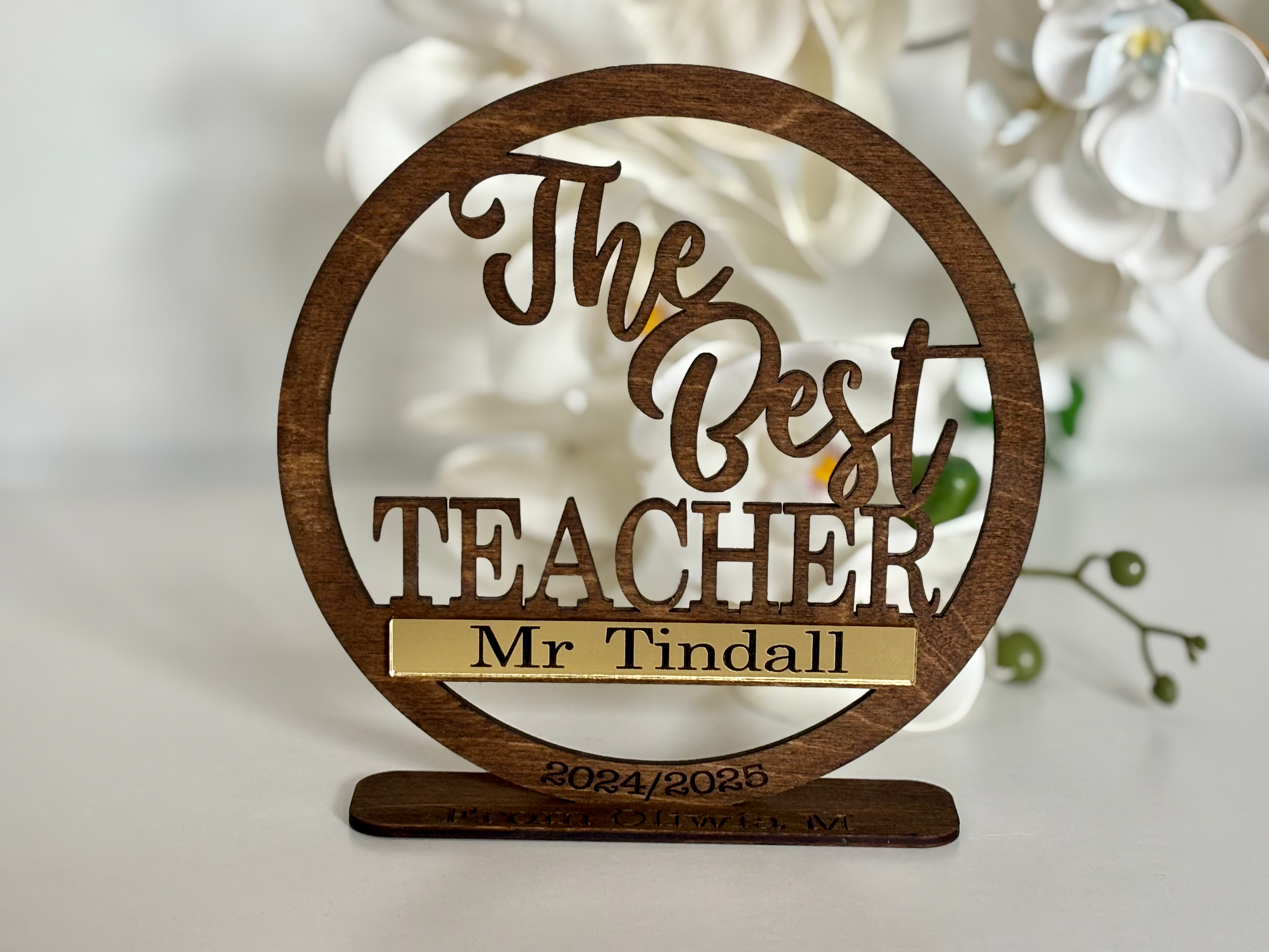 The Best Teacher - Personalised Gift
