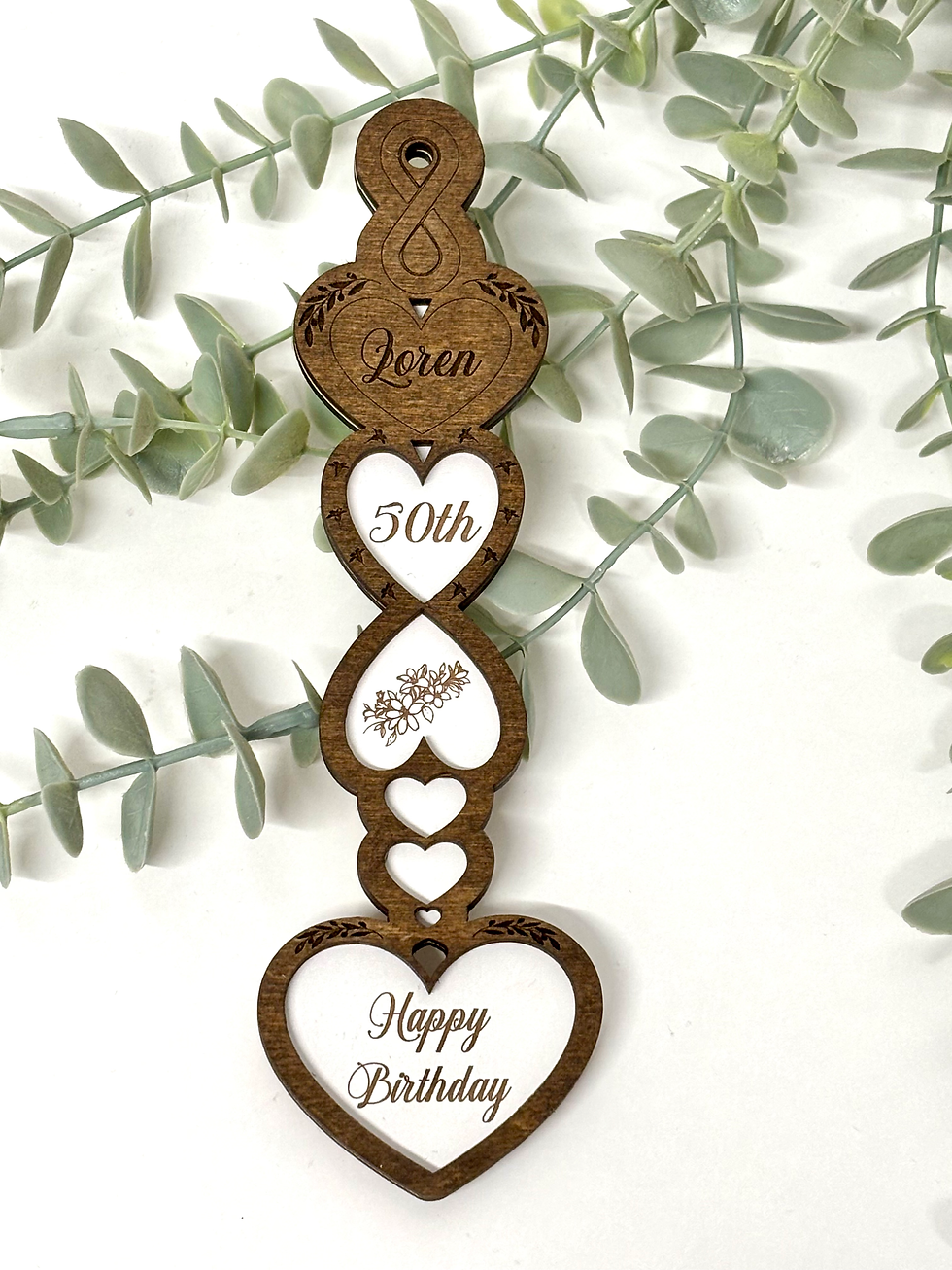 Thumbnail: Wooden Love Spoon- Birthday Keepsake