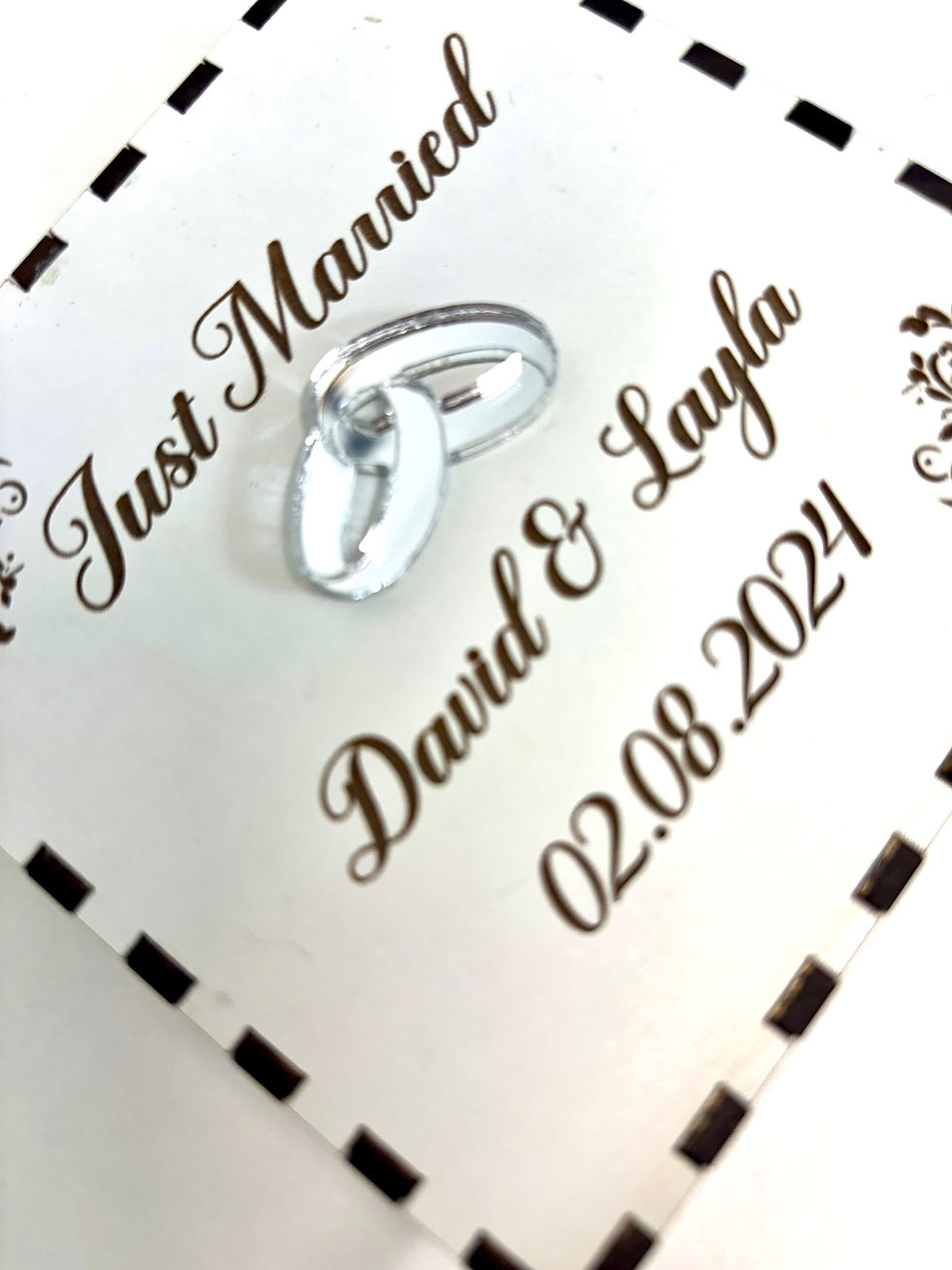 Thumbnail: Personalised Wooden Money Box-Just Married