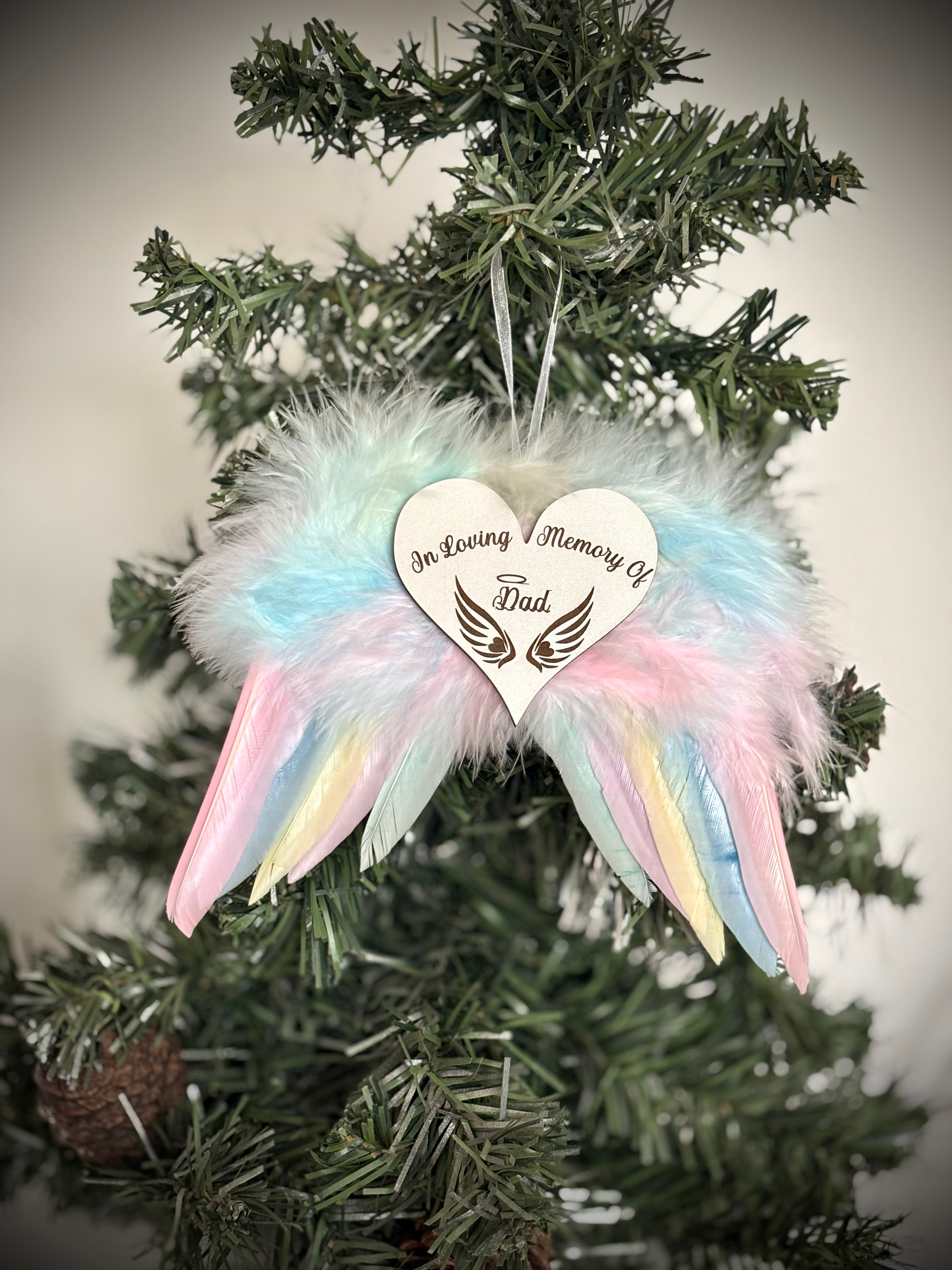 Personalised Angel Wings-Multicoloured 