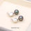 Thumbnail: Tahitian Pearl Earrings 8mm