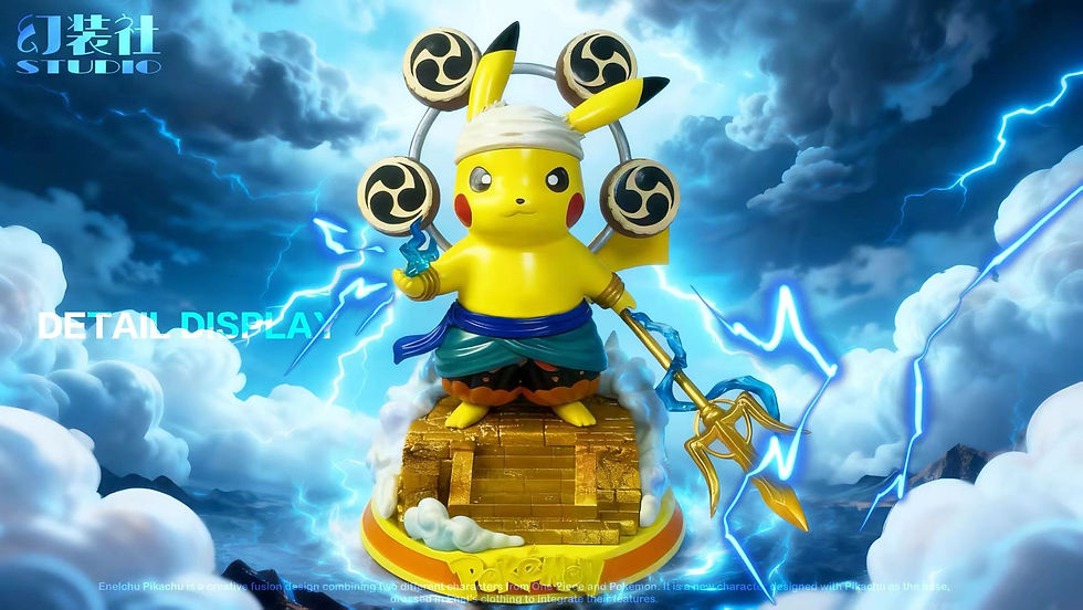 Huanzhuang Studio - Pokemon - Pikachu cos Enel GK Resin Statues