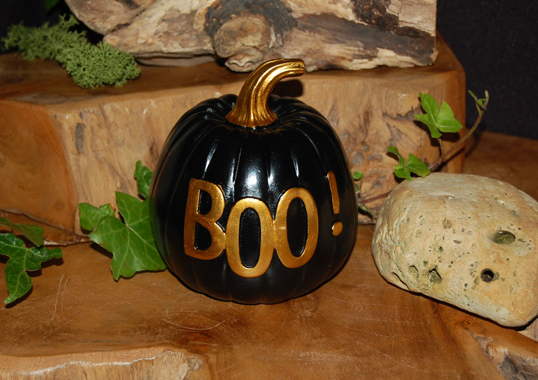 Hey Boo Black Pumpkin BBp02