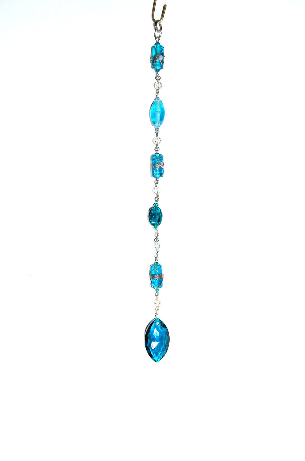 Blue Lampwork Glass Suncatcher SCBL