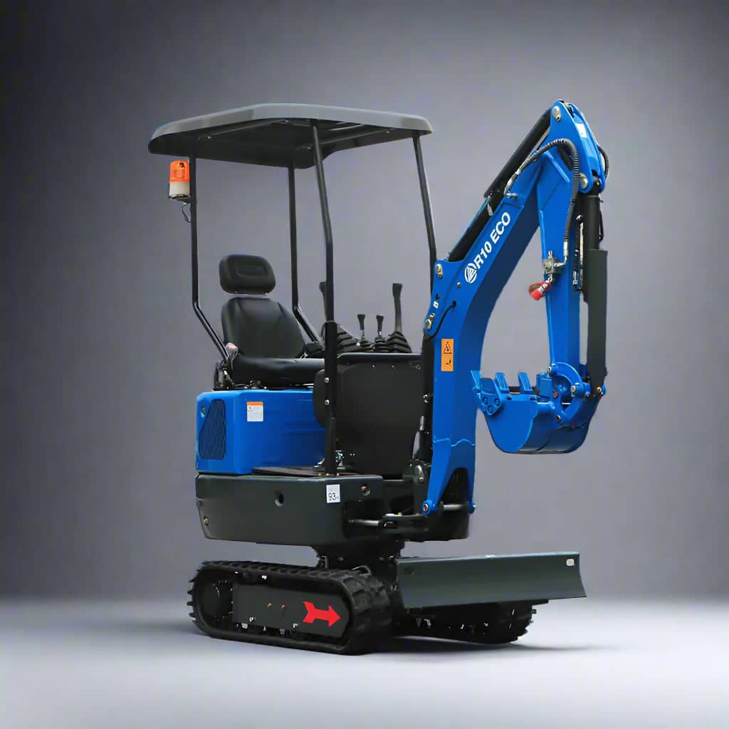 RIPPA R10 mini excavator studio view