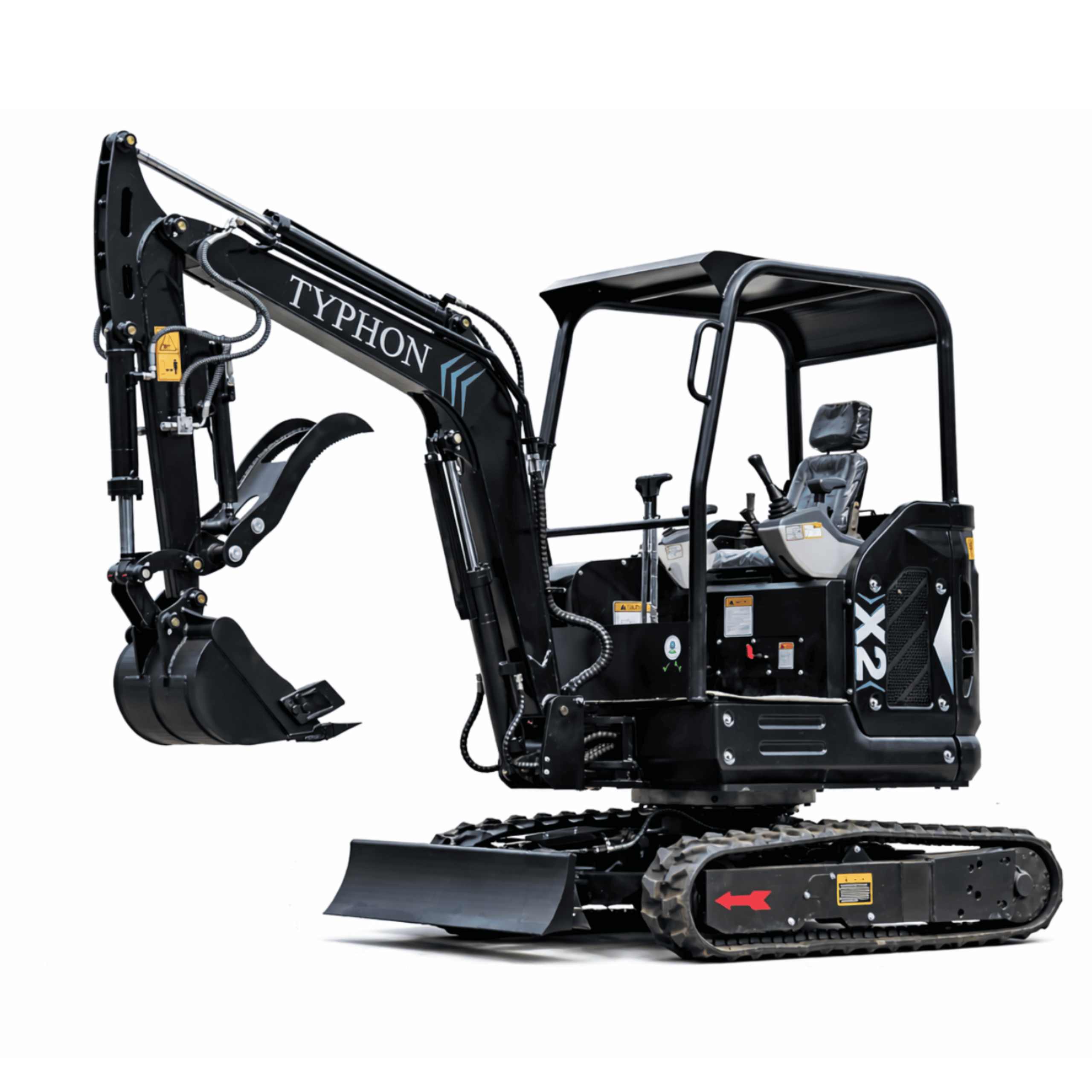 TYPHON TERROR X2 Max Canopy Mini Excavator Powerful 2.5 Ton Compact Machine with Yanmar Engine Advanced Hydraulic System — product image 1