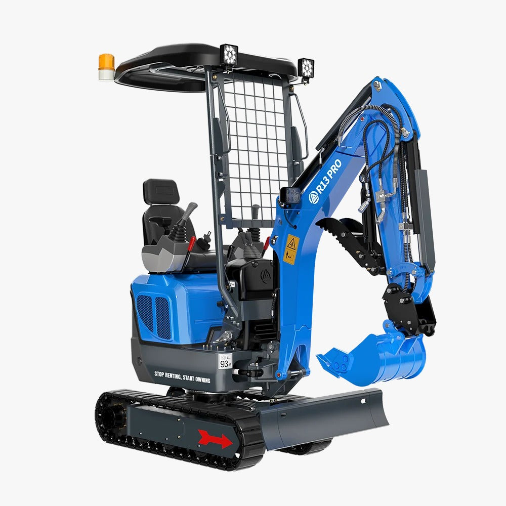 RIPPA R13 Pro 1.3-Ton Mini Excavator – Kubota Diesel + Hydraulic Quick Hitch — view 1