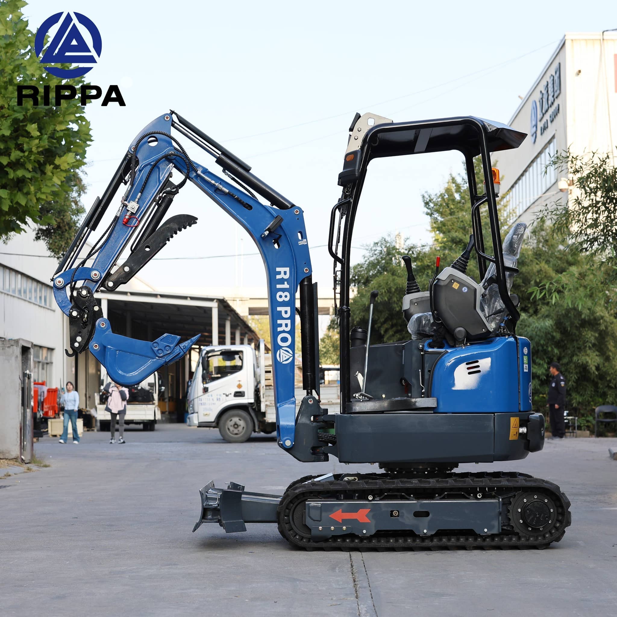 RIPPA R18 Pro 1.8-Ton Mini Excavator – Kubota Diesel + Hydraulic Quick Hitch — view 1
