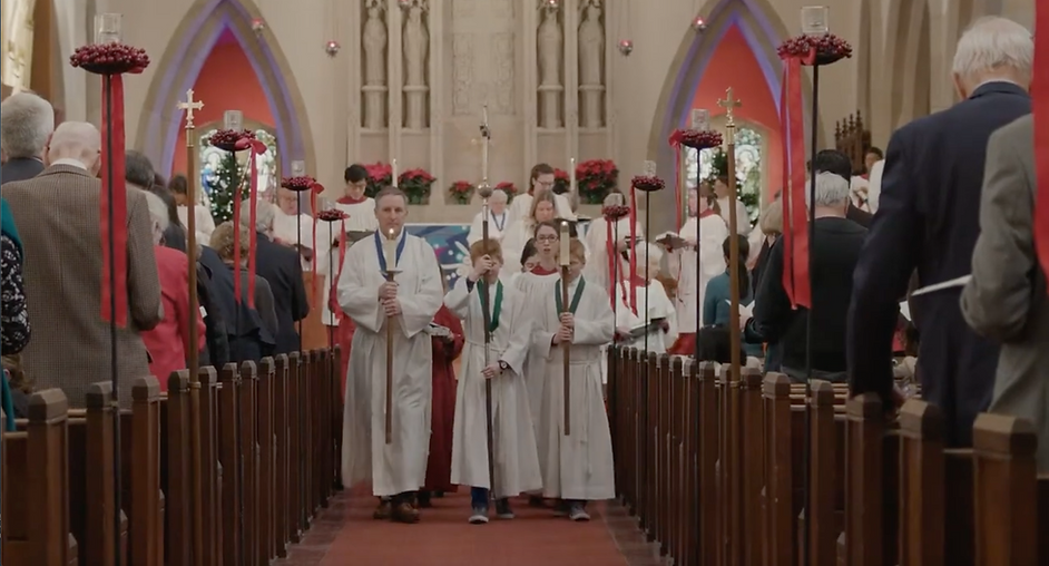 Picture of advent service at Grace