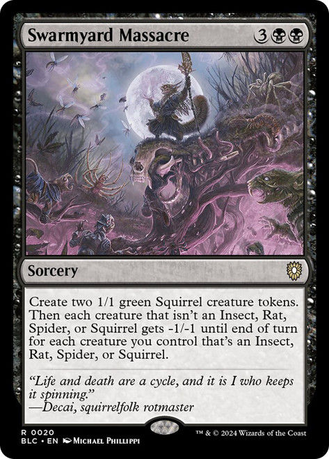 Swarmyard Massacre: Bloomburrow Commander - English