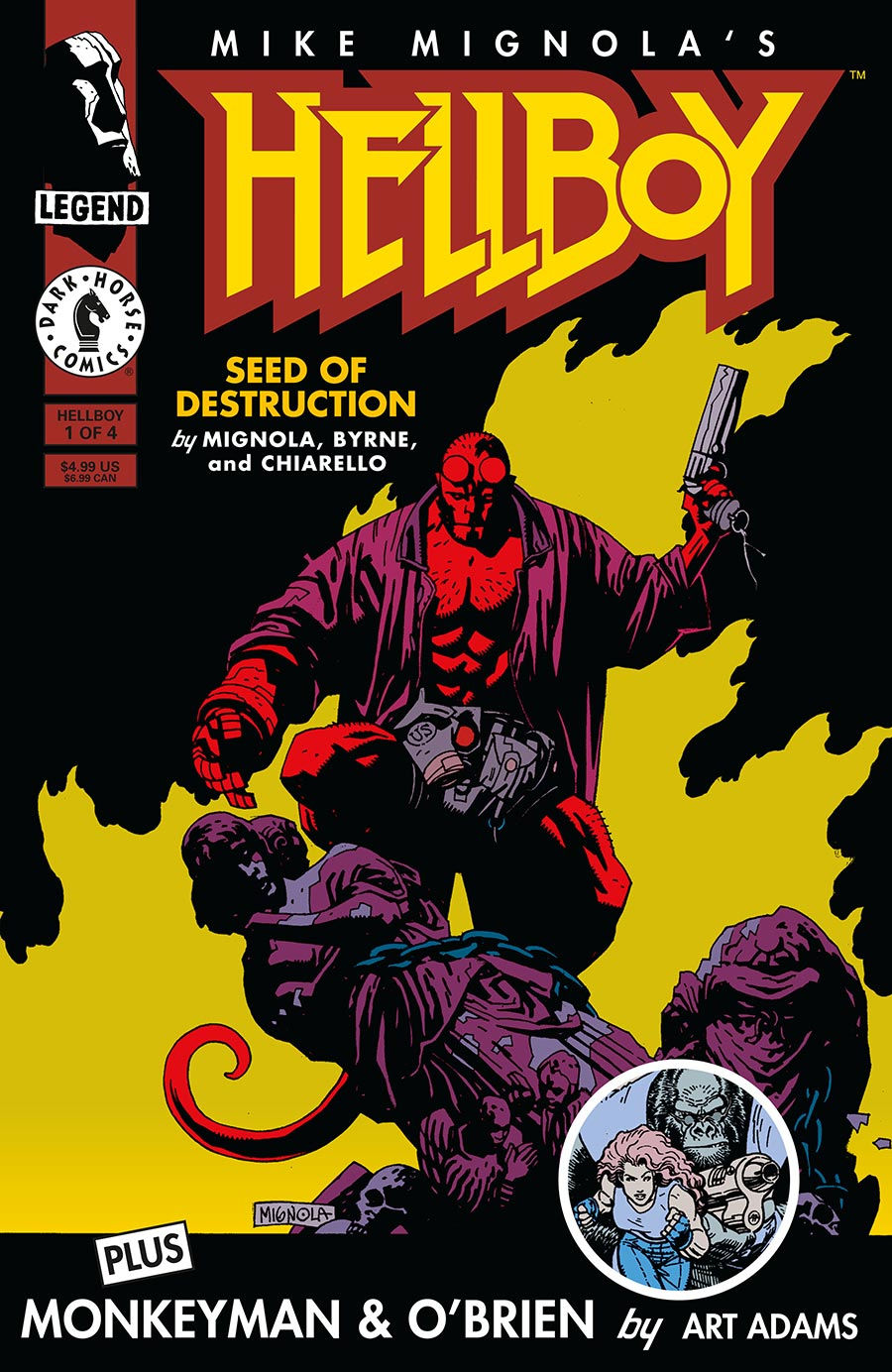 Hellboy Seed Of Destruction #1 Facsimile Reprint Cover A