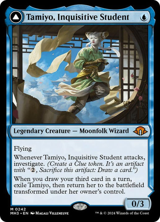 Tamiyo Inquisitive Student//Tamiyo Seasoned Scholar: Modern Horizons 3 - English