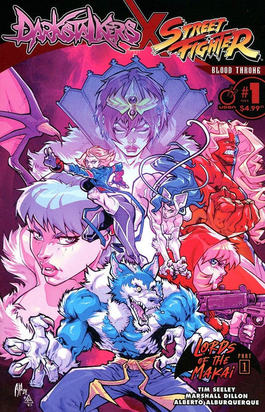 Darkstalkers x Street Fighter Blood Throne #1 (One Shot)
